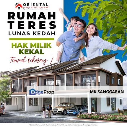 Rumah Teres Dua Tingkat Lunas, Kedah, Kedah, Lunas