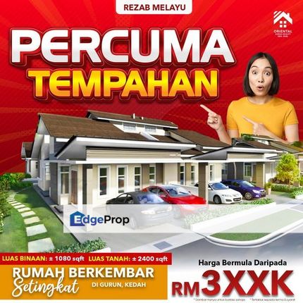 Rumah Berkembar Setingkat Gurun, Kedah, Kedah, Gurun