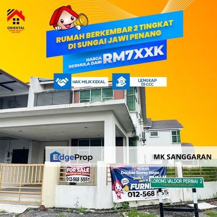 Rumah Berkembar 2 Tingkat, Sungai Jawi Penang, Penang, Sungai Jawi