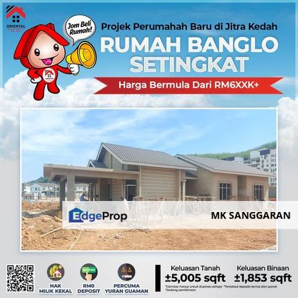 Rumah Banglo Setingkat di Jitra, Kedah, Jitra