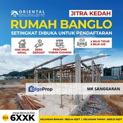 Rumah Banglo Setingkat di Jitra, Kedah, Jitra