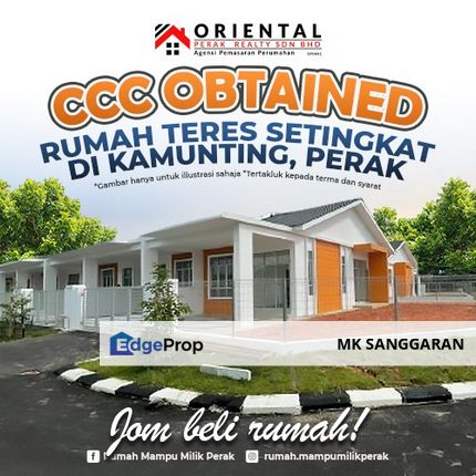 Rumah Teres Setingkat di Kamunting, Perak, Perak, Kamunting