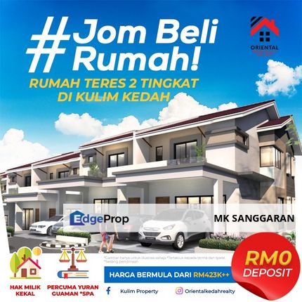 Rumah Teres Setingkat di Kulim, Kedah, Kedah, Kulim