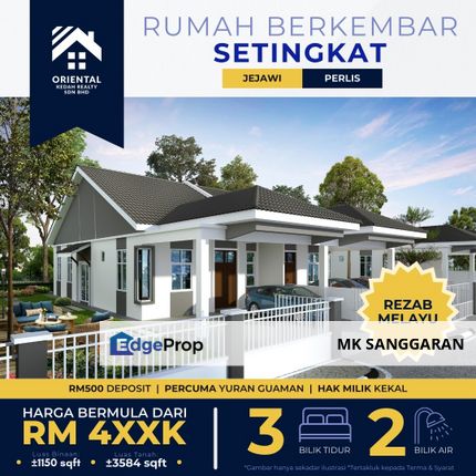 Rumah Berkembar Setingkat di Jejawi, Perlis, Perlis, Kangar