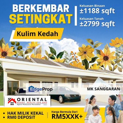 Rumah Berkembar Setingkat di Kulim, Kedah, Kedah, Kulim