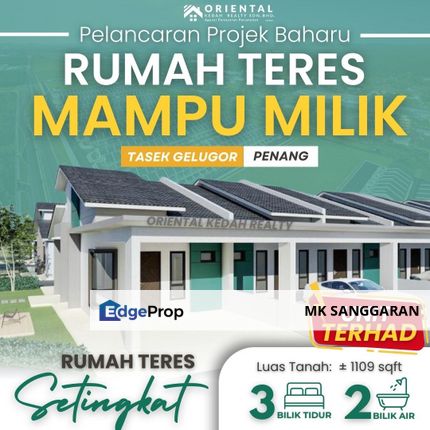 Rumah Teres Setingkat di Tasek Gelugor, Penang, Penang, Tasek Gelugor