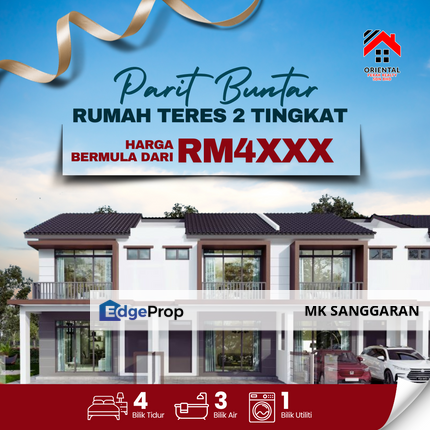 Rumah Teres 2 Tingkat di Parit Buntar, Perak, Parit Buntar