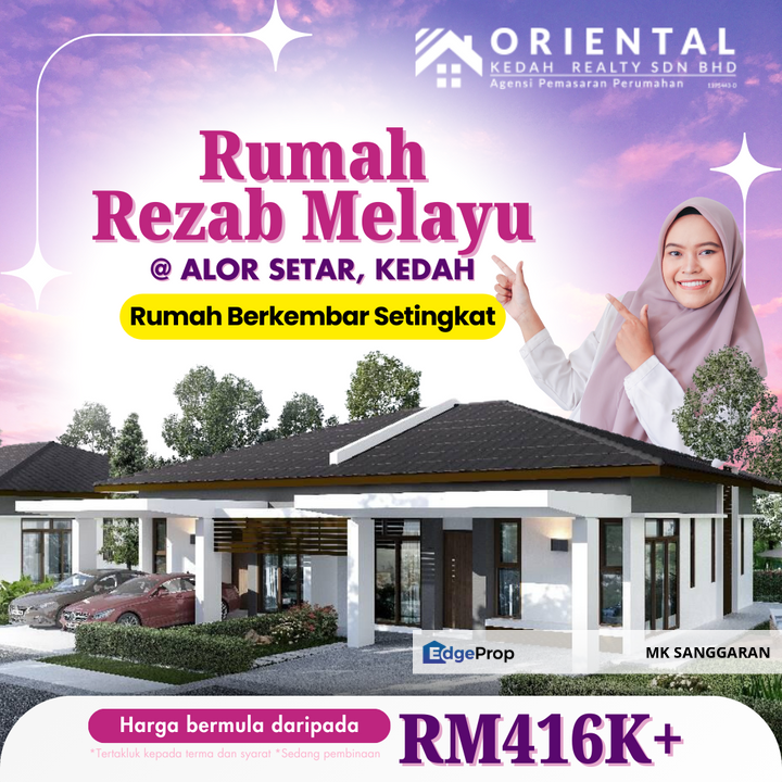 Rumah Berkembar Setingkat di Alor Setar, Kedah, Kedah, Alor Setar