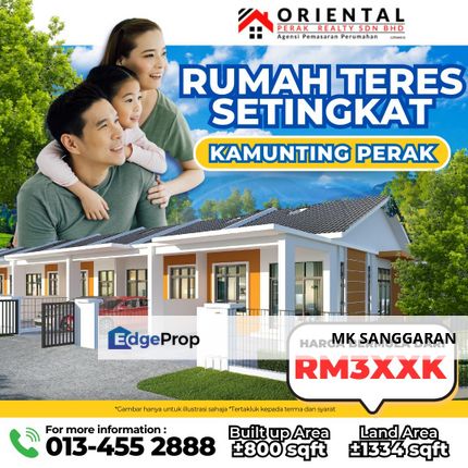 Rumah Teres Setingkat di Kamunting, Perak, Perak, Kamunting