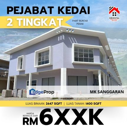 Pejabat Kedai Dua TIngkat di Parit Buntar, Perak, Perak, Parit Buntar