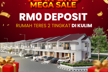 Rumah Teres 2 Tingkat di Kulim