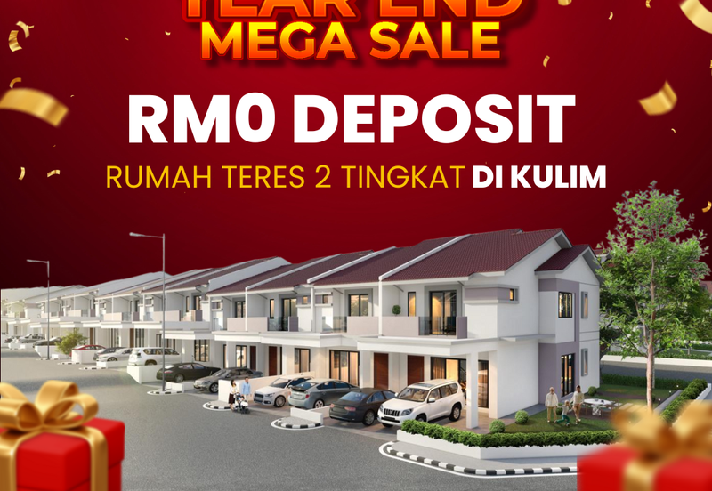 Rumah Teres 2 Tingkat di Kulim