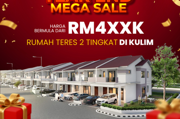 Rumah Teres 2 Tingkat di Kulim
