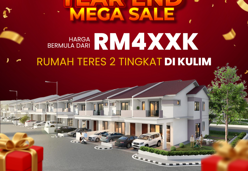 Rumah Teres 2 Tingkat di Kulim