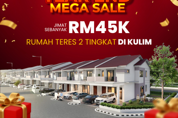 Rumah Teres 2 Tingkat di Kulim