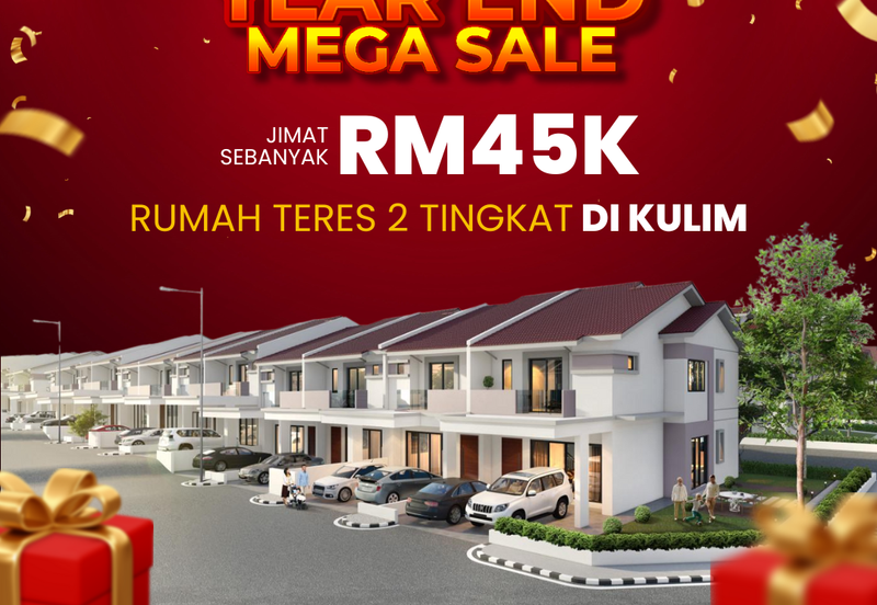 Rumah Teres 2 Tingkat di Kulim