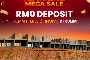 Rumah Teres 2 Tingkat di Kulim