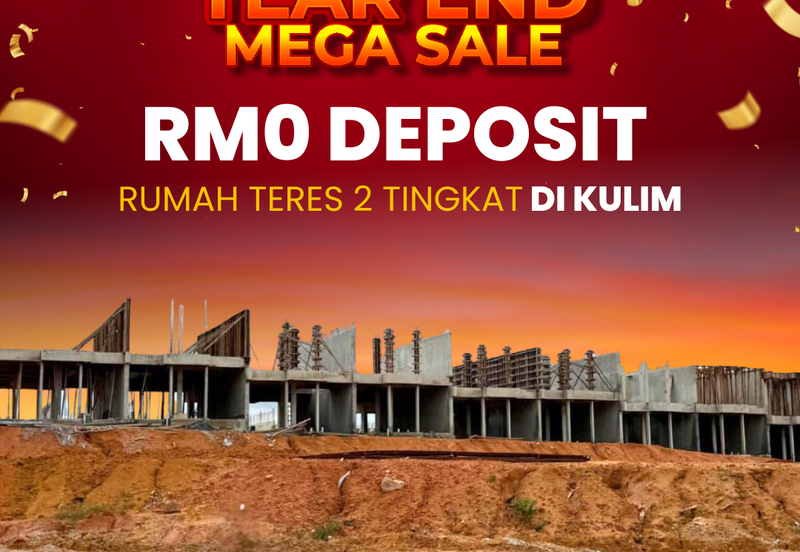 Rumah Teres 2 Tingkat di Kulim