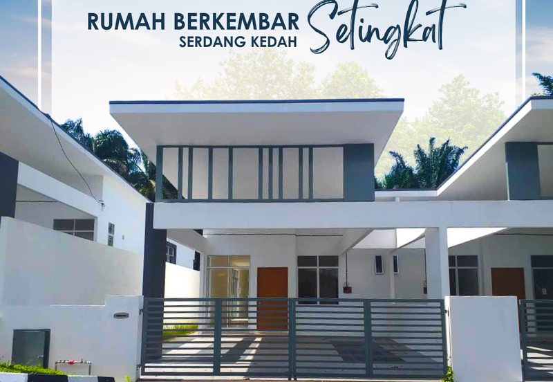 Rumah Berkembar Setingkat di Serdang