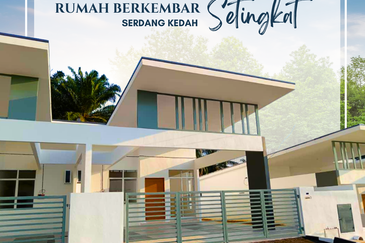 Rumah Berkembar Setingkat di Serdang