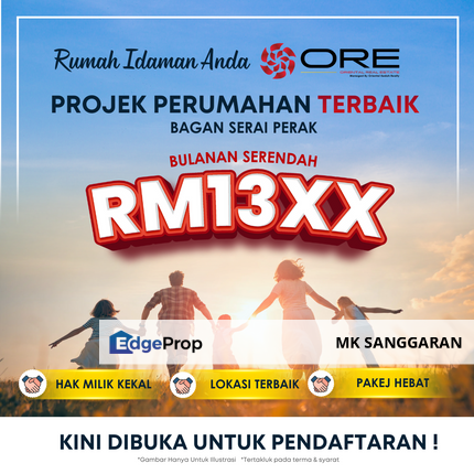 Rumah Teres Setingkat di Bagan Serai Perak, Perak, Bagan Serai