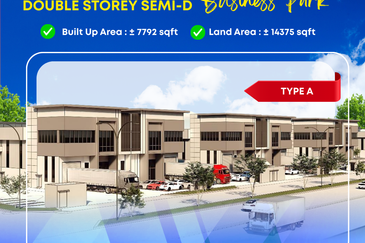 Double Storey Semi-D (Type A) Business Park at Sungai Petani