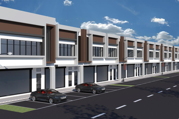 Pejabat Kedai Dua Tingkat di Sungai Jawi Penang