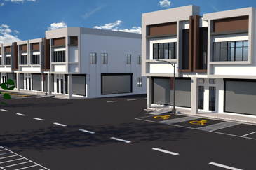 Pejabat Kedai Dua Tingkat di Sungai Jawi Penang