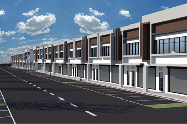 Pejabat Kedai Dua Tingkat di Sungai Jawi Penang