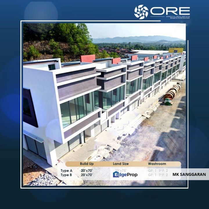 Pejabat Kedai Dua Tingkat (Jenis B) di Sungai Petani, Kedah, Sungai Petani