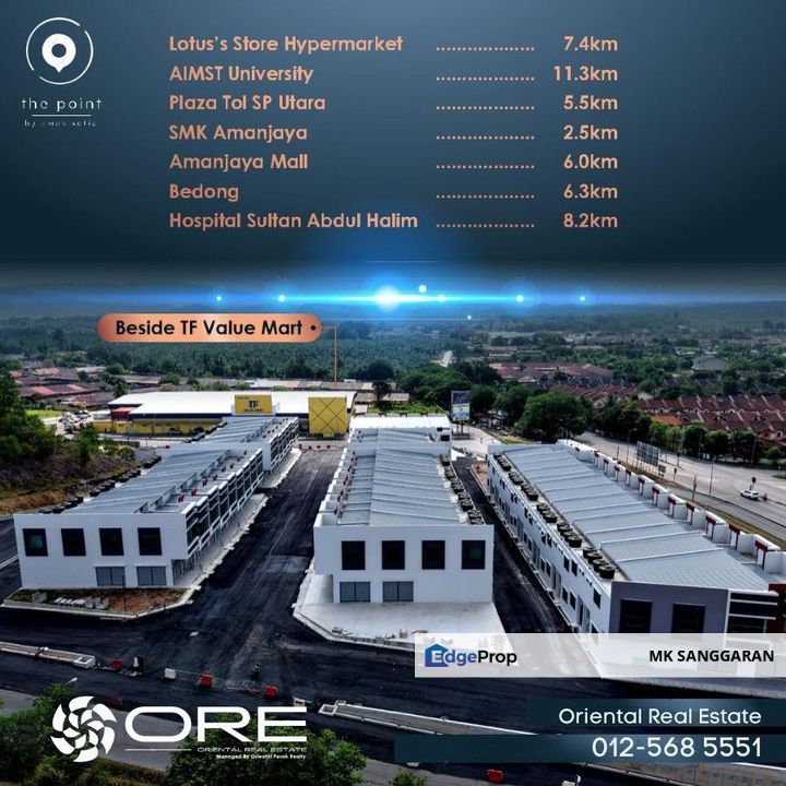 Pejabat Kedai Dua Tingkat (Jenis B) di Sungai Petani, Kedah, Sungai Petani