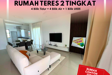 Rumah Teres Dua Tingkat di Tasek Gelugor