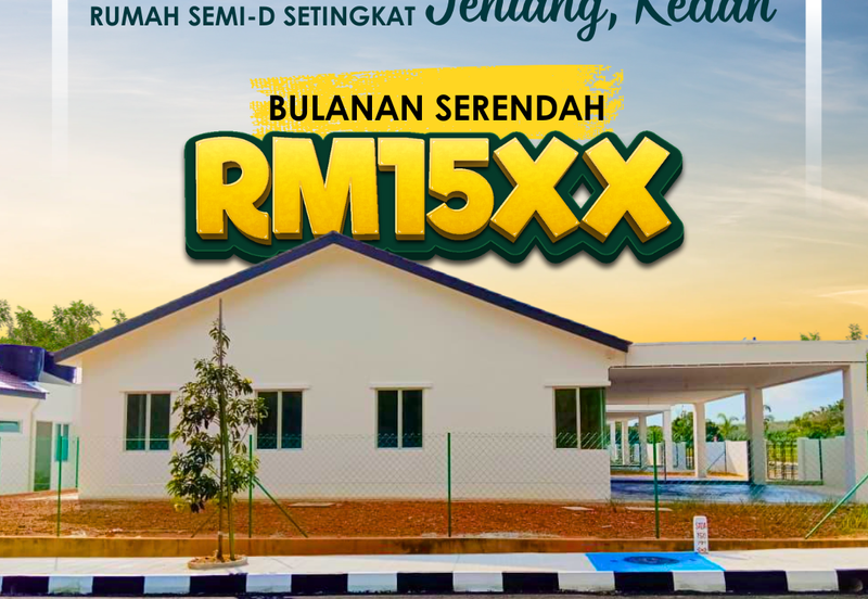 Rumah Berkembar Setingkat di Jeniang Sik