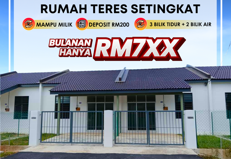 Rumah Teres Setingkat di Bukit Kayu Hitam