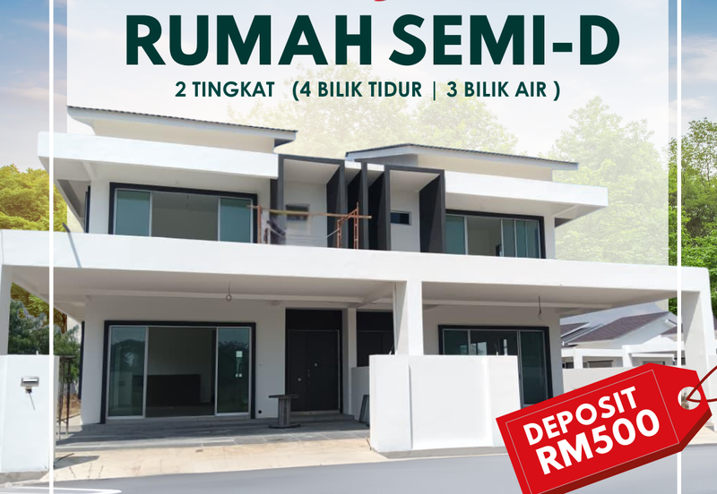 Rumah Berkembar 2 Tingkat di Kuala Kedah