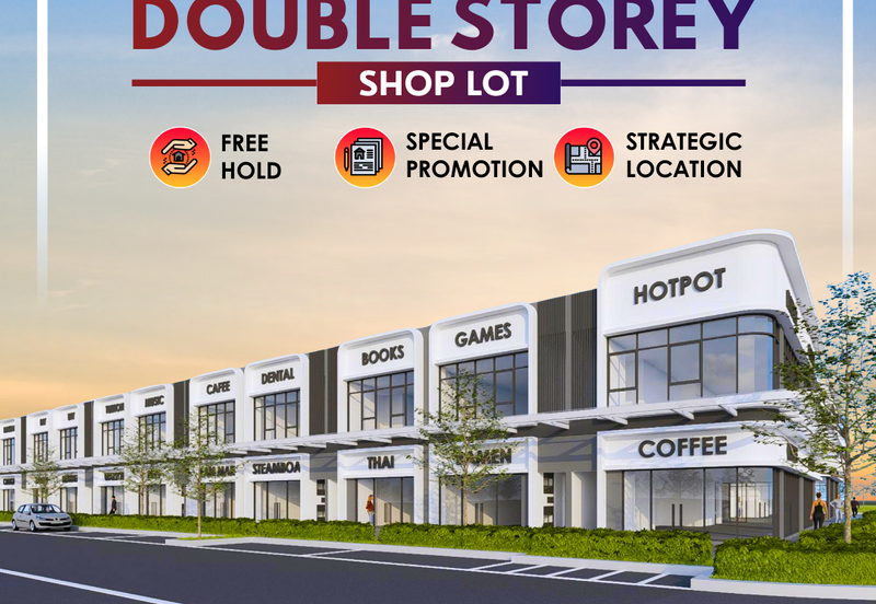 Double Storey Shop Lot Type C at Simpang Ampat, Penang