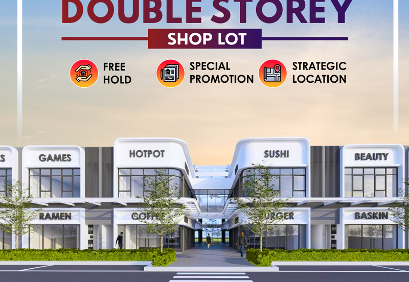 Double Storey Shop Lot Type C at Simpang Ampat, Penang