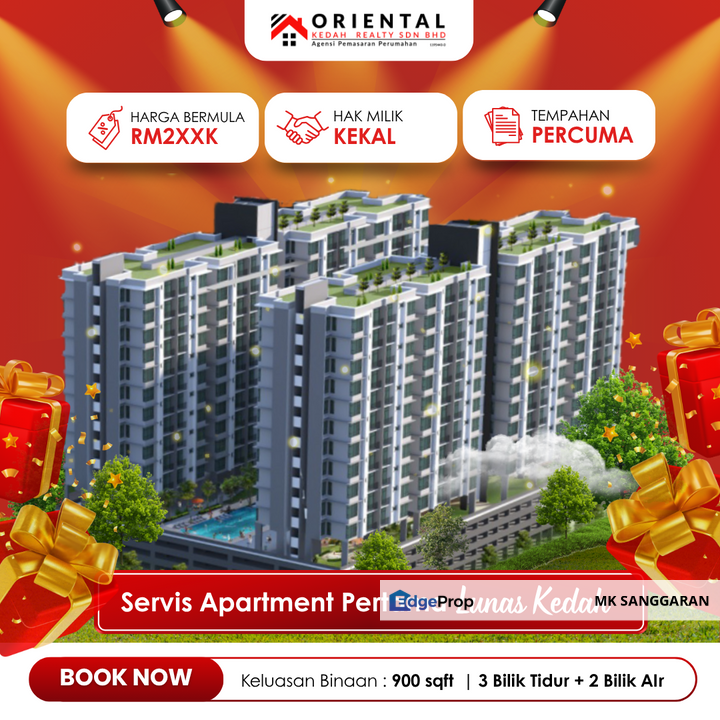 Service Apartment di Lunas, Kedah, Lunas