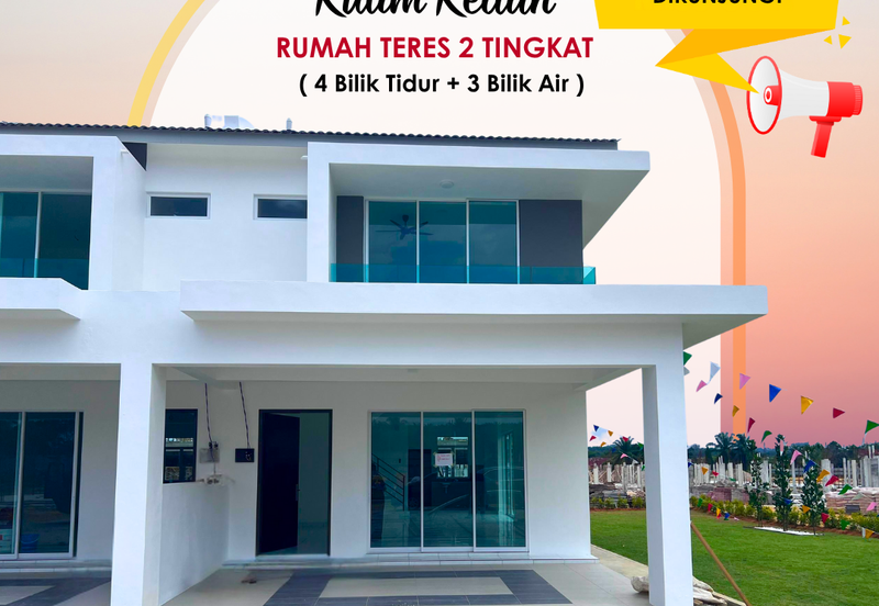 Rumah Teres Dua Tingkat di Kulim