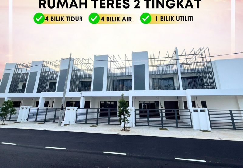 Rumah Teres Dua Tingkat di Jitra