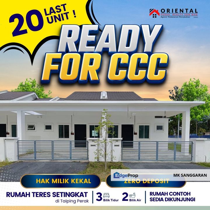 Rumah Teres Setingkat di Taiping Perak, Perak, Taiping