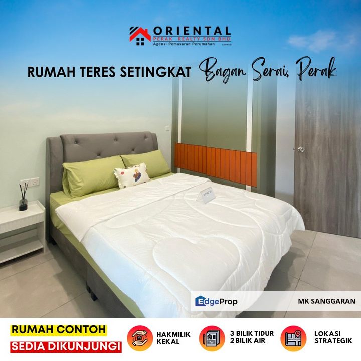 Rumah Teres Setingkat di Bagan Serai Perak, Perak, Bagan Serai