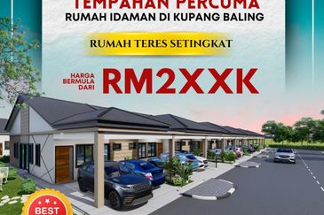 Rumah Teres Setingkat di Baling