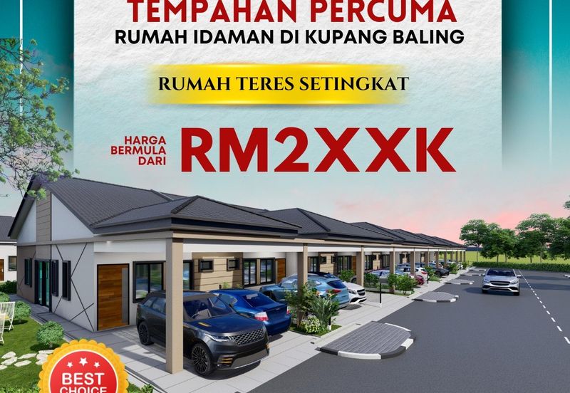 Rumah Teres Setingkat di Baling