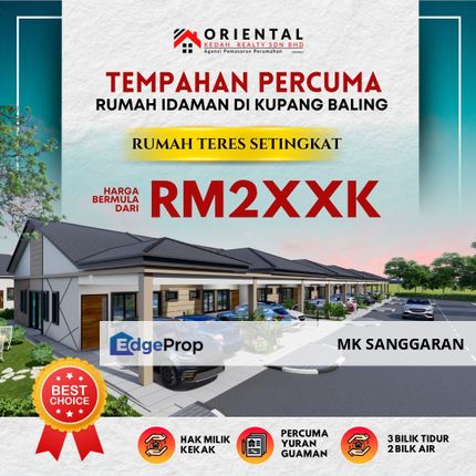 Rumah Teres Setingkat di Baling, Kedah, Baling