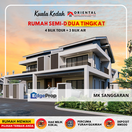 Rumah Berkembar Dua Tingkat di Kuala Kedah, Kedah, Kuala Kedah
