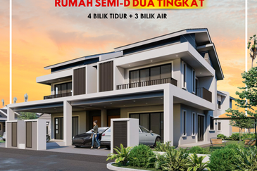 Rumah Berkembar Dua Tingkat di Kuala Kedah