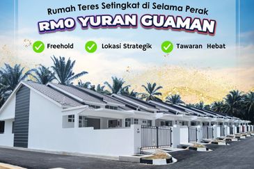 Rumah Teres Setingkat di Selama Perak