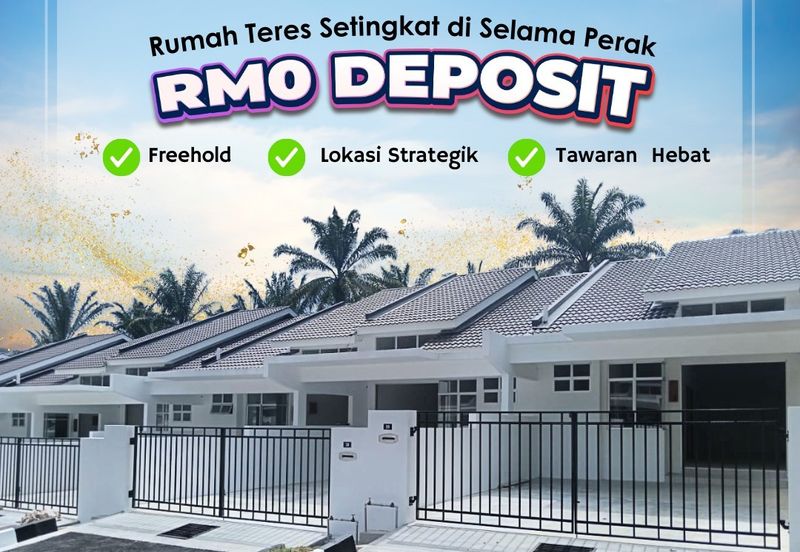 Rumah Teres Setingkat di Selama Perak