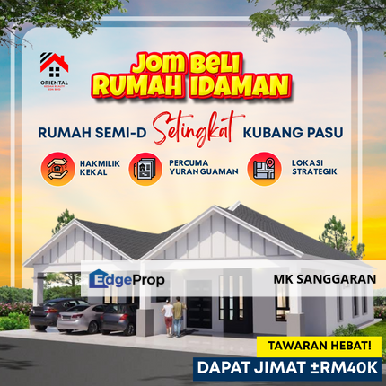 Rumah Berkembar Setingkat di Kubang Pasu, Kedah, Kubang Pasu